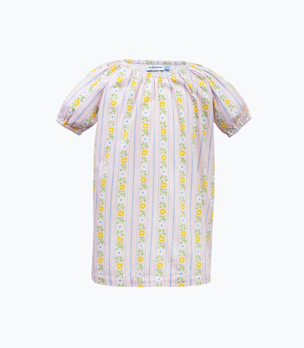 Girl's Parker House Dress in Peace Picnic