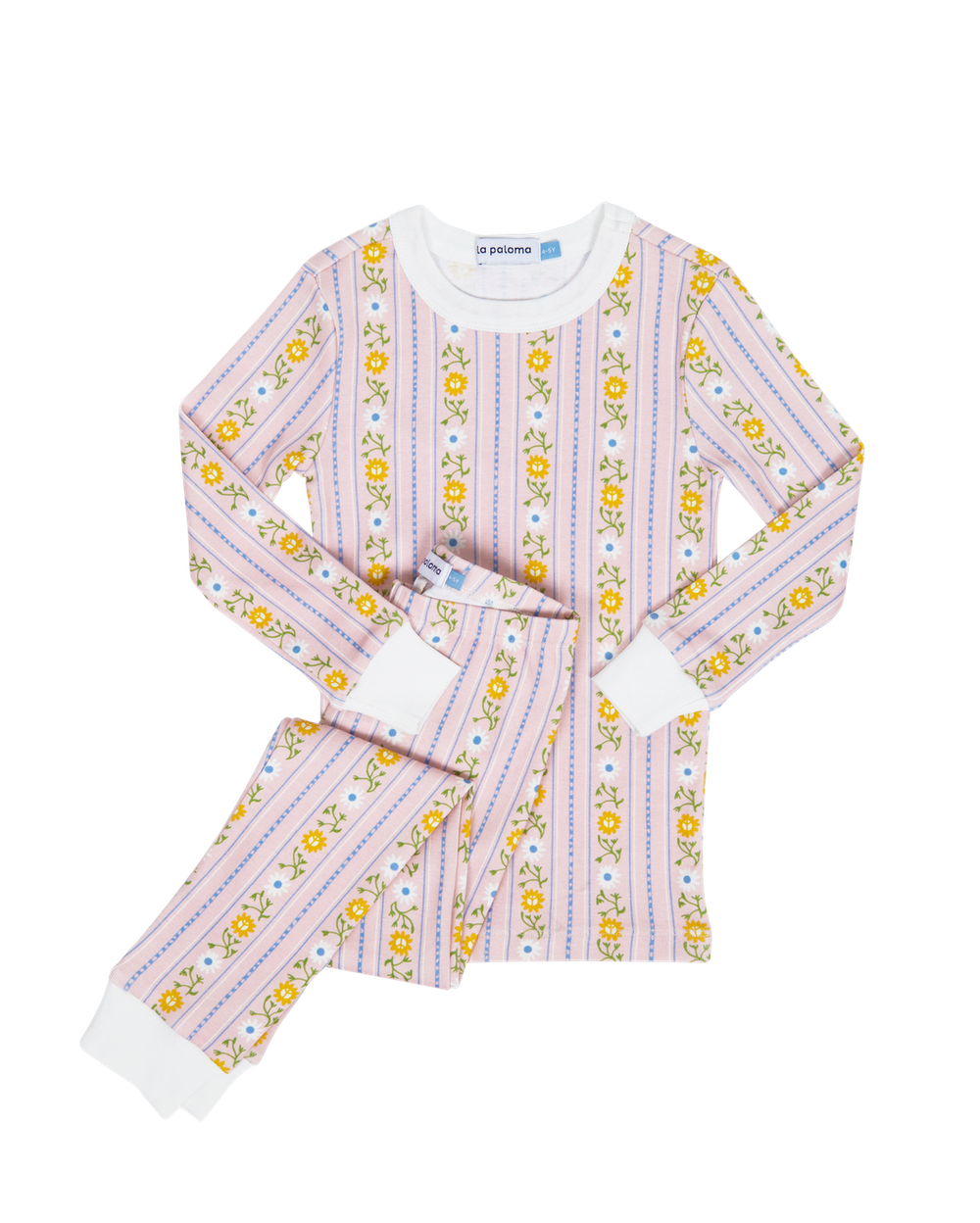 Organic Cotton Pajama Set in Peace Picnic