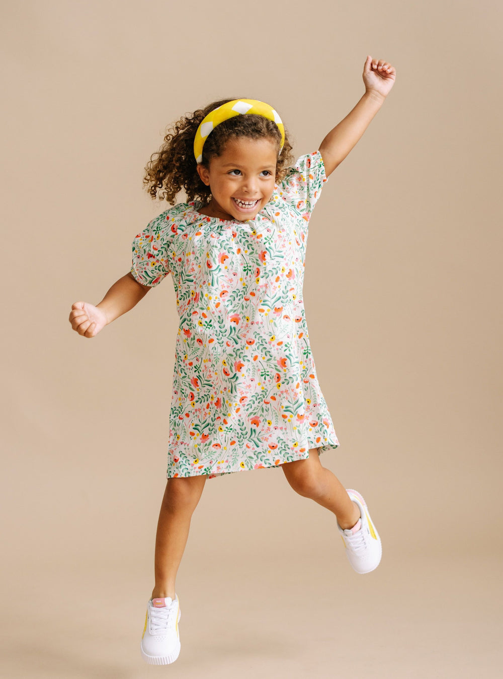 Girls' Parker House Dress in Lily Floral