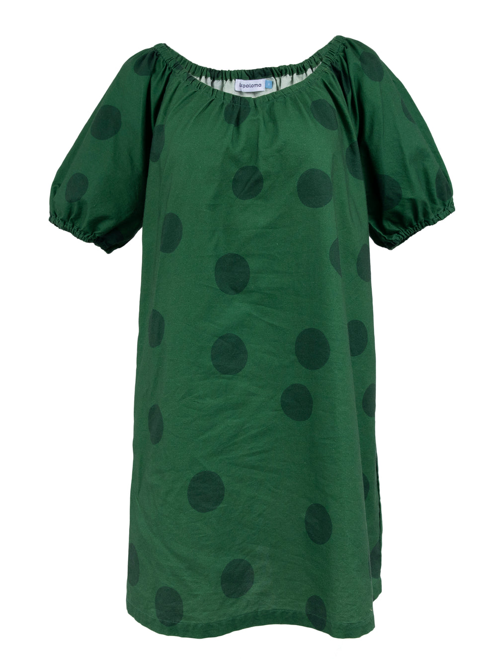 Women's Parker House Dress in Evergreen Dot