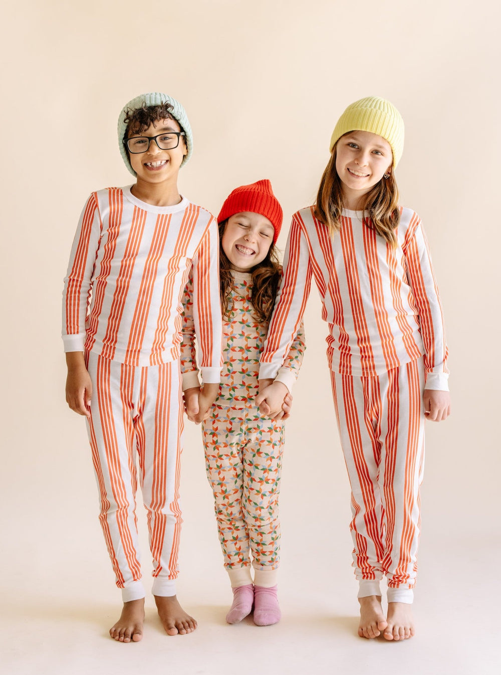Kids Holiday Cotton Pajamas in Winter Star