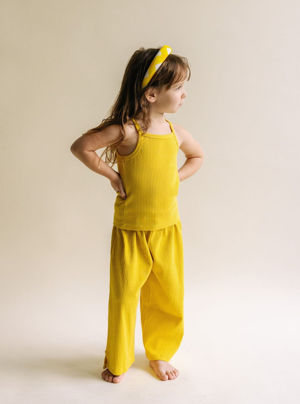 Attached Yellow Jacket Top with Threadwork and Sequence Embroidery and – La  Dee Da