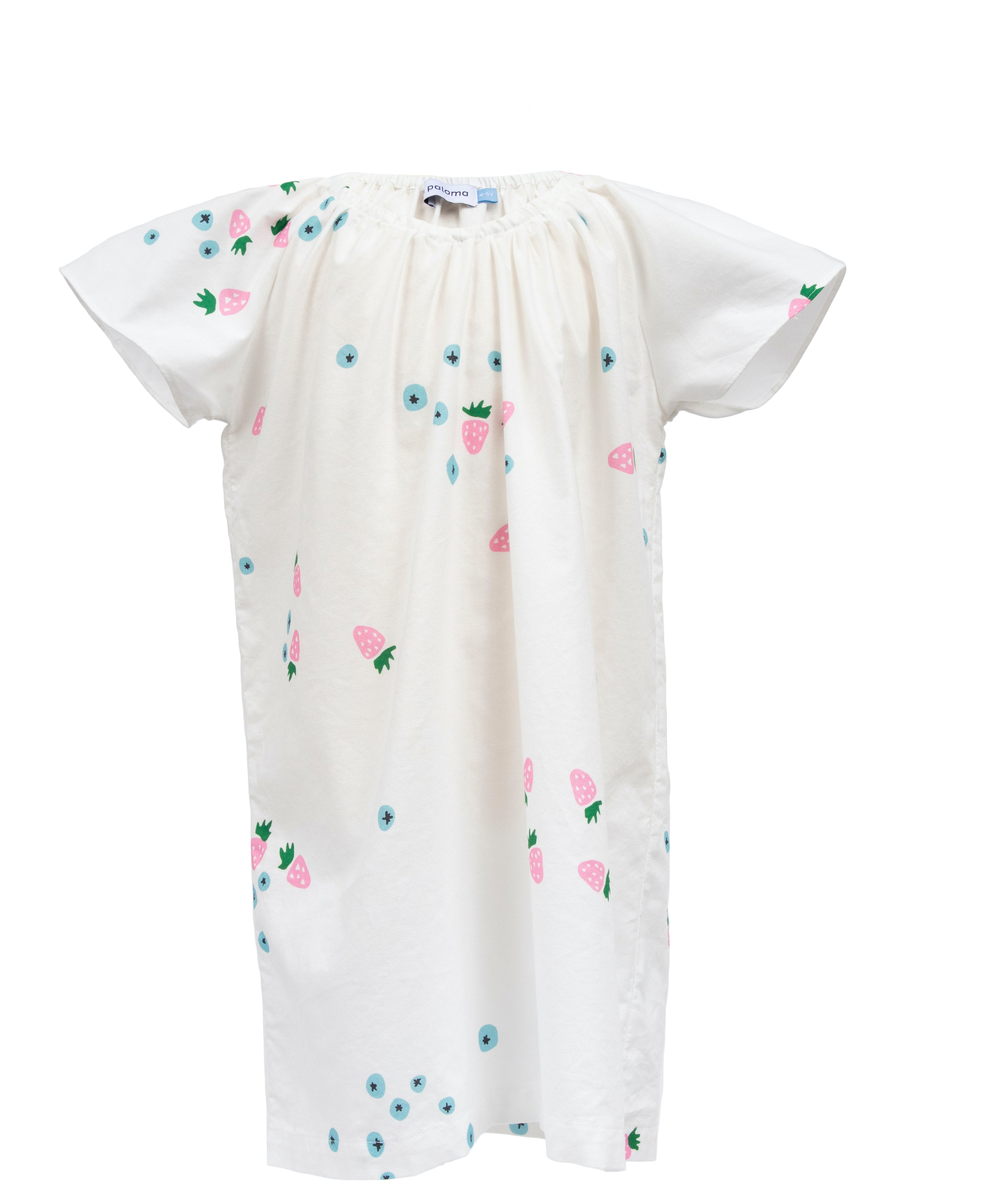 Kid's Soft Cotton House Dress in Wild Berry | La Paloma