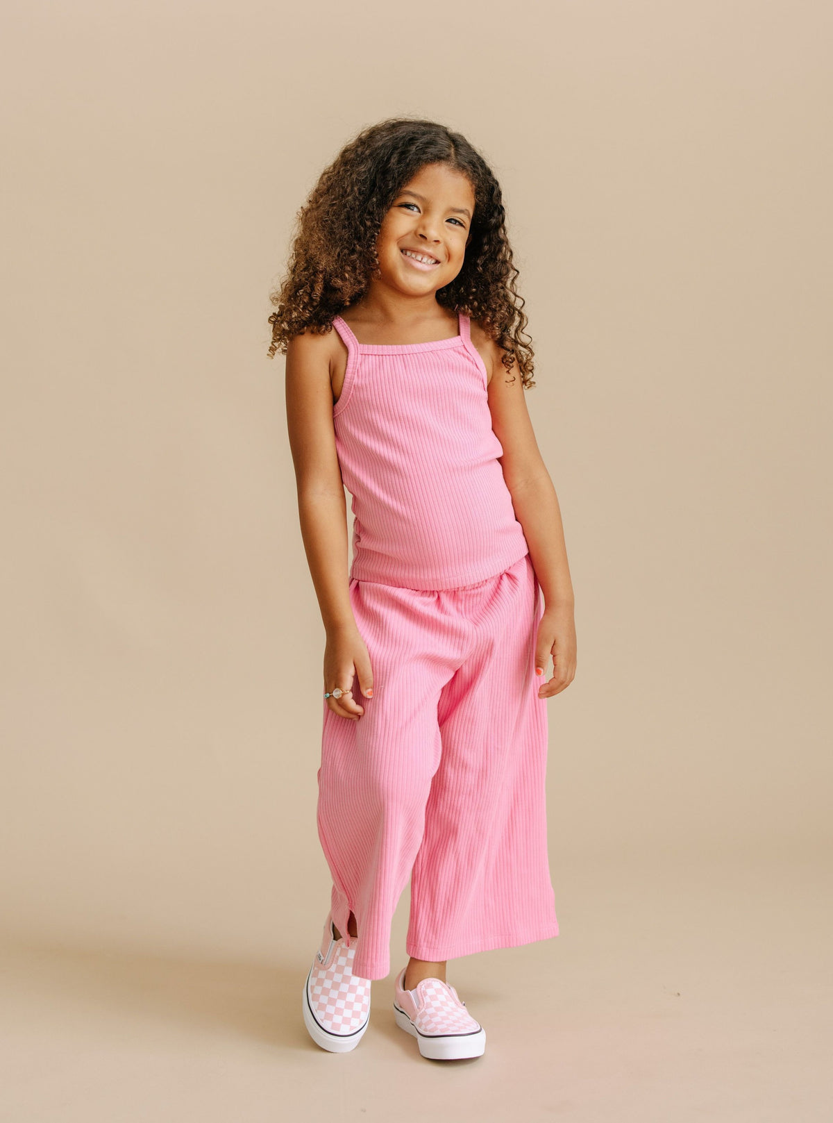 Originality Big Girls 7-16 Urban Textured Rib-Knit Pants